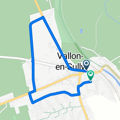 Route in Vallon-en-Sully