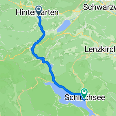 Rathausstraße, Hinterzarten nach Bahnhofstraße, Schluchsee