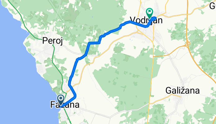 Von Fazana bis Vodnjan