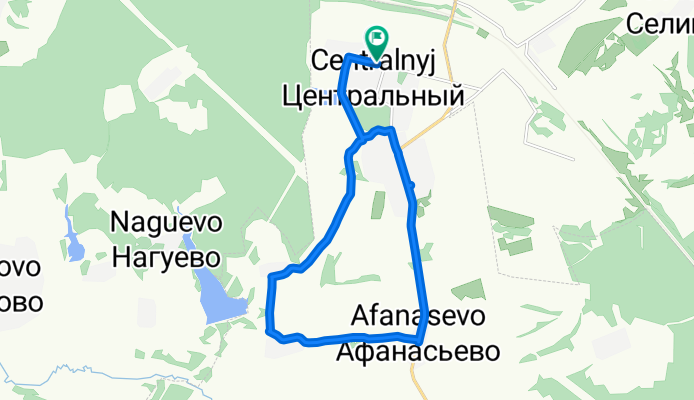 От улица Главная до улица Главная
