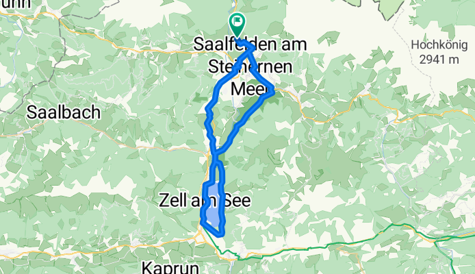 Wiesing, Saalfelden am Steinernen Meer to Wiesing, Saalfelden am Steinernen Meer