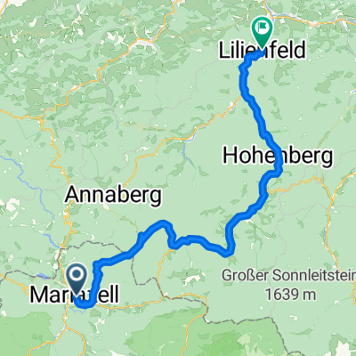 Mariazell nach Lilienfeld