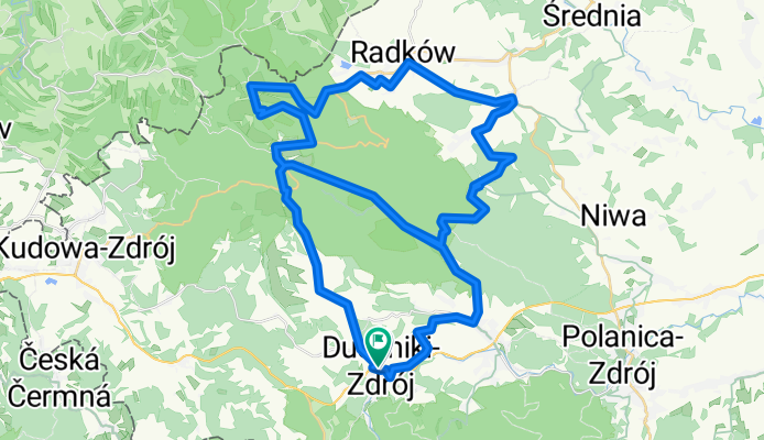 Duszniki-Batorów-Karłów-Pasterka-Wambierzyce-Batorów-Karłów-Łężyce