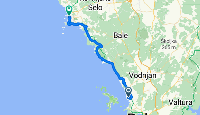 Von Fazana bis Rovinj