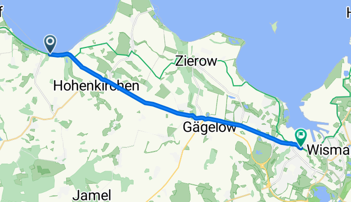 Niendorf, Hohenkirchen nach Burgwall, Wismar