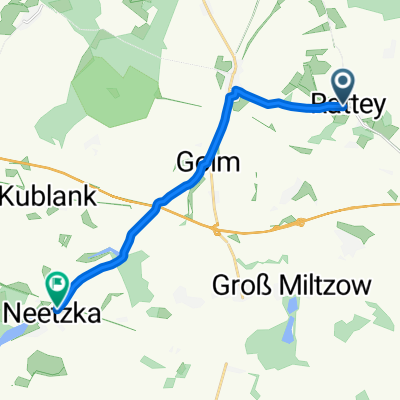 Ratteyer Damm, Schönbeck nach Dorfstraße, Neetzka