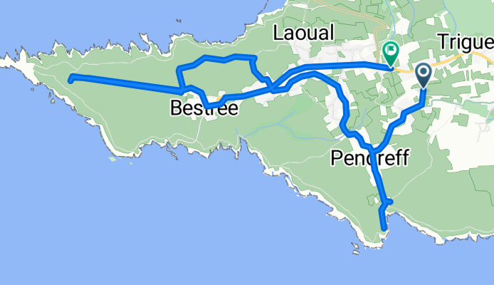 Route de la Pointe du Raz, Plogoff à Route de la Pointe du Raz, Plogoff