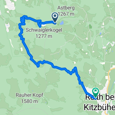 Asten, Reith bei Kitzbühel naar Dorf, Reith bei Kitzbühel
