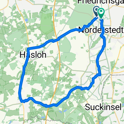 Friedrichsgaber Weg, Norderstedt to Friedrichsgaber Weg, Norderstedt