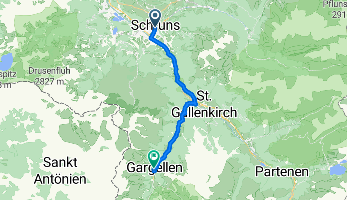 Schruns nach Gargellen 1