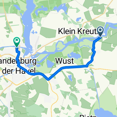 Straße Ohne Straßennamen naar Am Hafen