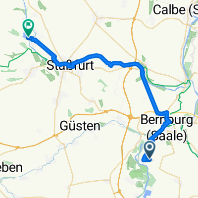 Straße Ohne Straßennamen nach Am Löderburger See 3-4