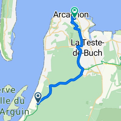 Route nach Boulevard du Général Leclerc