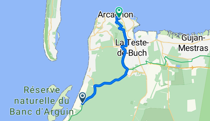Route nach Boulevard du Général Leclerc