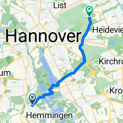 Hemmingen-Westerfeld, Hemmingen nach Kleestraße, Hannover