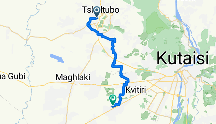 Route in ts'q'alt'ubo