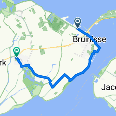 Jachthavenweg, Bruinisse nach Molenweg, Oosterland