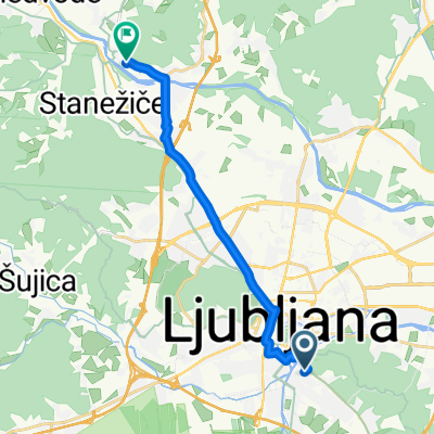 From Ljubljana to Ljubljana-Šmartno