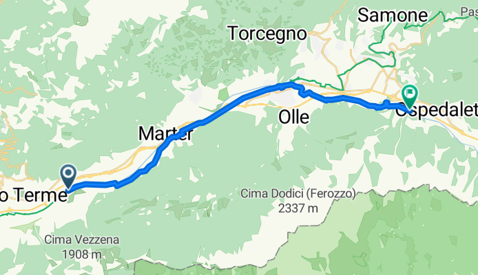 Ciclabile della Valsugana nach Ciclabile della Valsugana