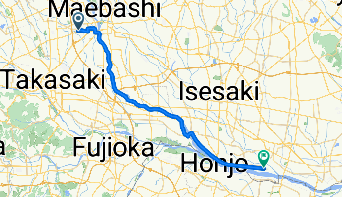 Route in Tokyo