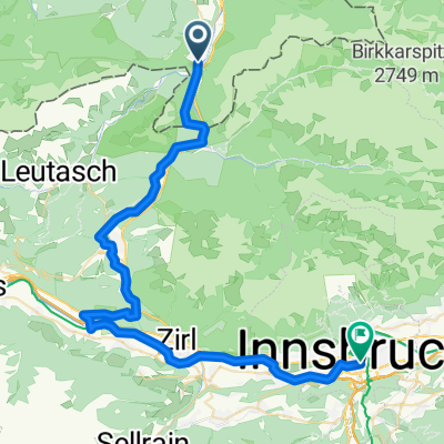 From Mittenwald to Innsbruck