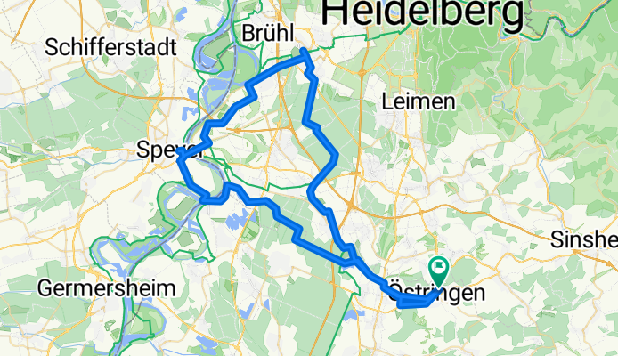 Östringen / Schwetzingen / Speyer / Östringen