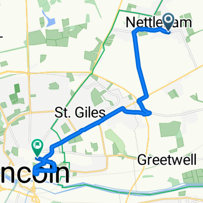 Greenfields, Lincoln to Minster Yard, Lincoln