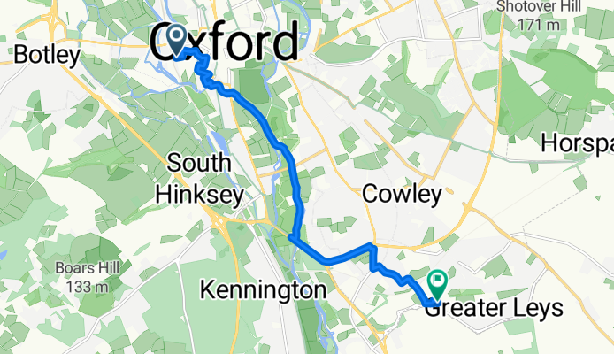 Park End Street to Grenoble Road