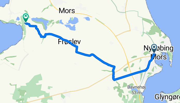 Vestergade, Nykøbing M to Dragstrup, Erslev