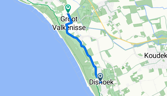 John O Forfarstraat, Koudekerke nach Werendijkseweg, Zoutelande