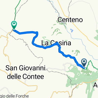 Strada Provinciale Procenese, Proceno nach SP 134, Piancastagnaio