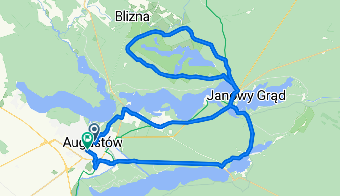 Route in Augustów