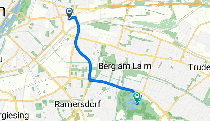 Grillparzerstraße nach Feichtstraße
