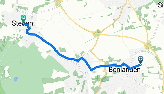 Fabrikstraße, Filderstadt nach Haldenstraße, Leinfelden-Echterdingen