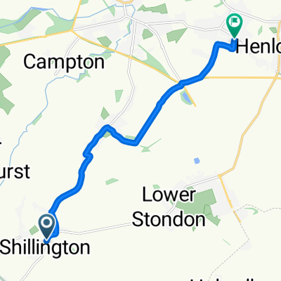 High Road, Hitchin to Broad Street, Shefford