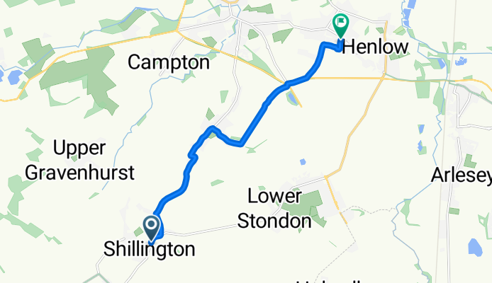 High Road, Hitchin to Broad Street, Shefford