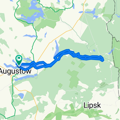 GPX Download: Trasa Jezioro Białe Augustowskie–Jezioro Studzieniczne (początek: Augustów Port)