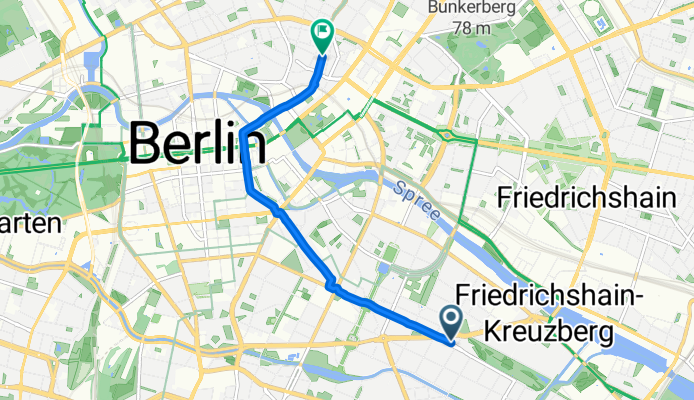 Wiener Straße, Berlin to City Centre, Berlin