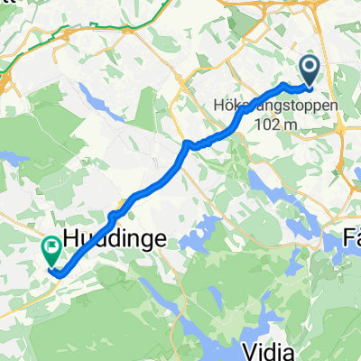 From Enskede to Huddinge