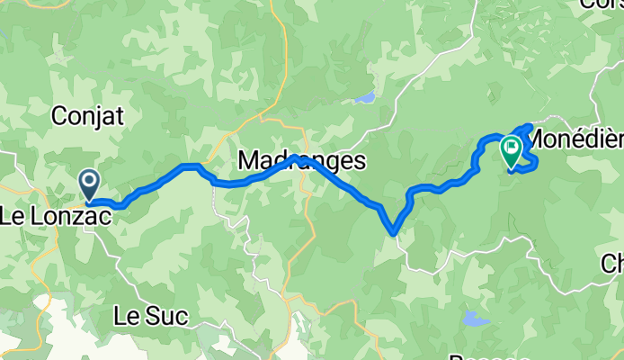 Le Lonzac - Road to Suc Au May