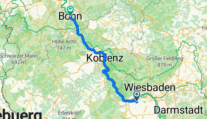 Ohrenbrücke, Ingelheim am Rhein nach Theaterstraße, Bonn