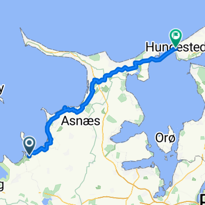 Ravnholtvej, Føllenslev nach Amtsvejen, Hundested