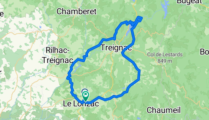 Le Lonzac - 50KM - Boucle