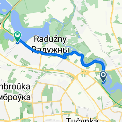 Центральный, Минск до проспект Победителей, Минск
