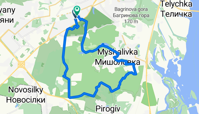 вулиця Оріхуватська to вулиця Оріхуватська