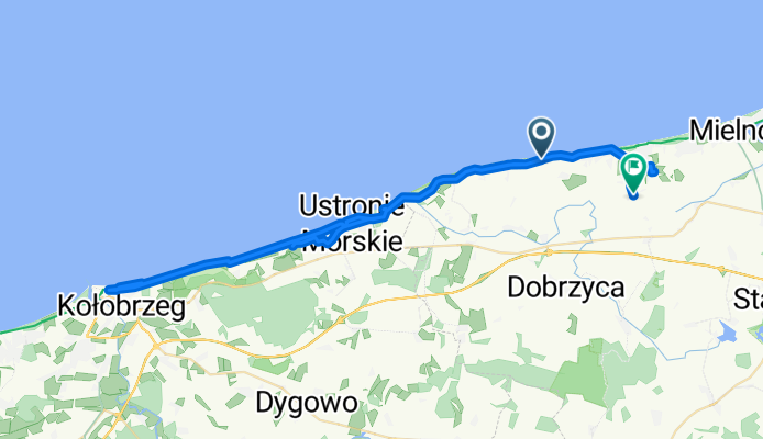 Nadbrzeżna, Gąski do Będzinko, Będzino