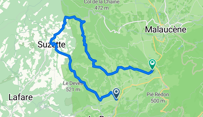 From Le Barroux to La Roque-Alric