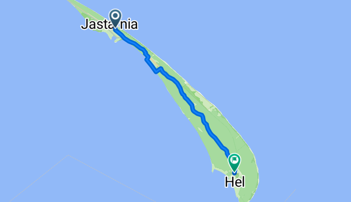 Ks Pawla Stefansczégò, Jastarnia do Dworcowa, Hel