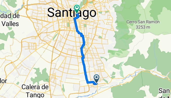 Route to Baquedano