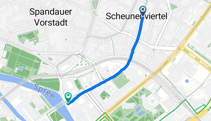 City Centre, Berlin to Bodestraße, Berlin